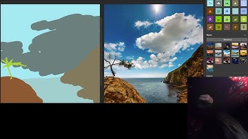 Trying out Nvidia Canvas A.I. Beta (short clip)
