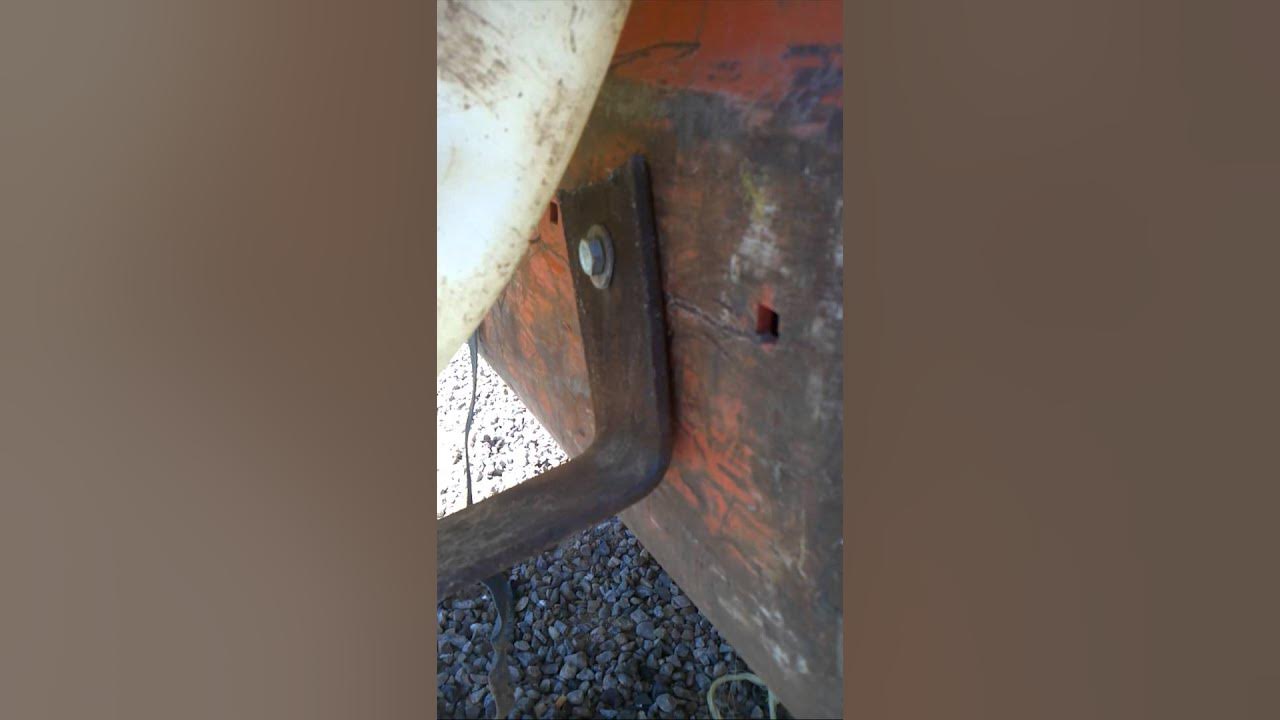 how to make & building a counterweight for a bobcat YouTube