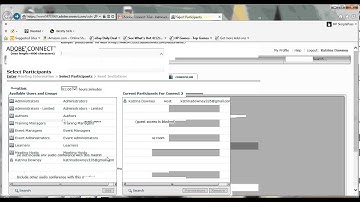 Abobe Connect Video - Inviting Attendees