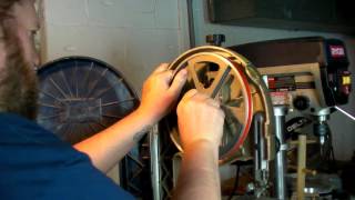 Ryobi 901 band saw tire replecement 