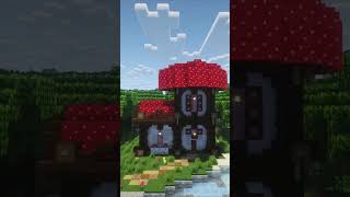 Mushroom Cottage 🍄 #minecraft #minecraftbuilding #minecraftshorts