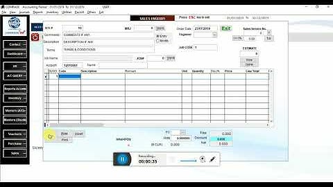 HOW TO CREATE SALES ENQUIRY IN COMRADE SOFTWARE PLUS GST VERSION