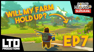 Farm Defense 101 (Scrap Mechanic Survival Cinematic Gameplay Adventure)