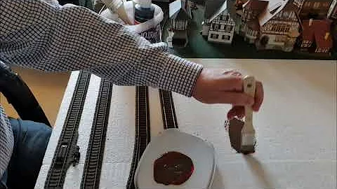 My best 4x8 HO layout - Update # 2 - Cover up painting of base foam - how?