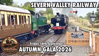 Severn Valley Railway - Autumn Steam Gala 2026 - steam trains galore!