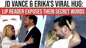 JD Vance Said THESE Five Words To Erika Kirk After Viral ‘Inappropriate’ Hug | Lip Reader Decodes