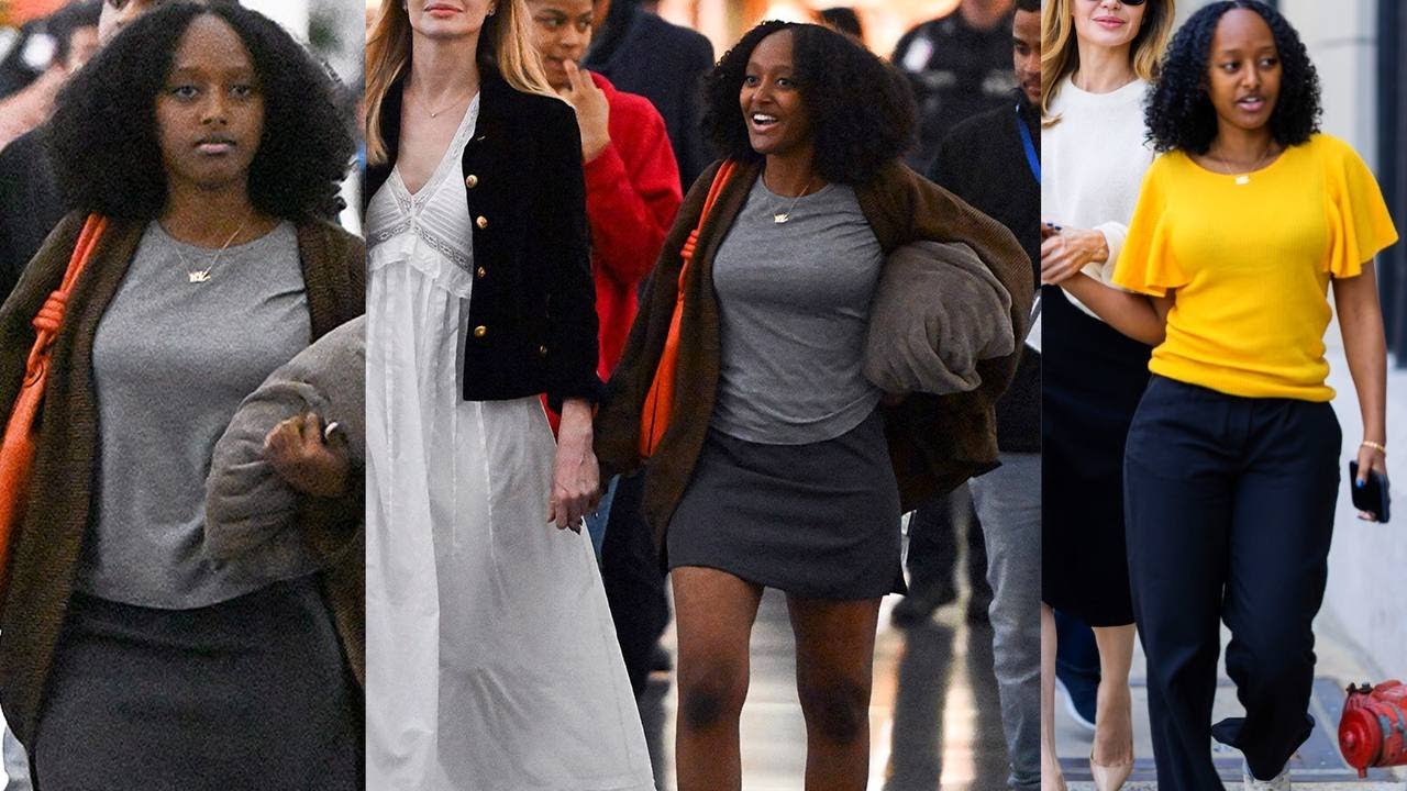 It`s New Outing in New York and How Beautiful Zahara Jolie Pitt is!