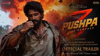 Pushpa 3 : The Rampage - Official Trailer | Allu Arjun | Vijay Deverakonda | Rashmika | Ai trailer
