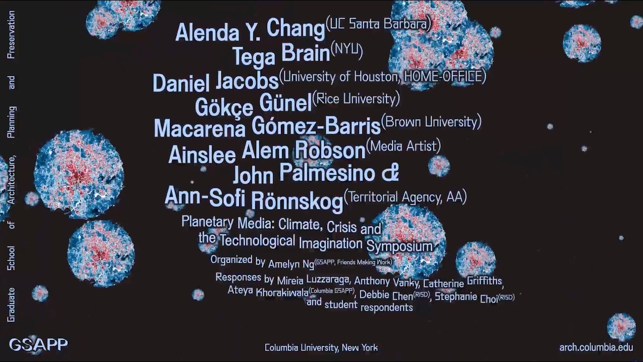 Planetary Media Symposium - Afternoon Session