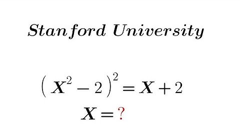 Stanford University Admission Interview Tricks !Find X=?✍️🖋📘💙 #maths #power #education #math