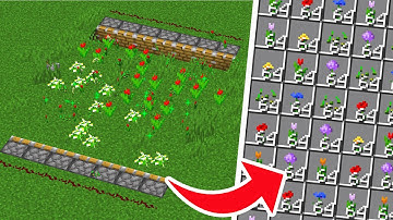 Minecraft Flower Farm 1.21.10+ - EASY DESIGN