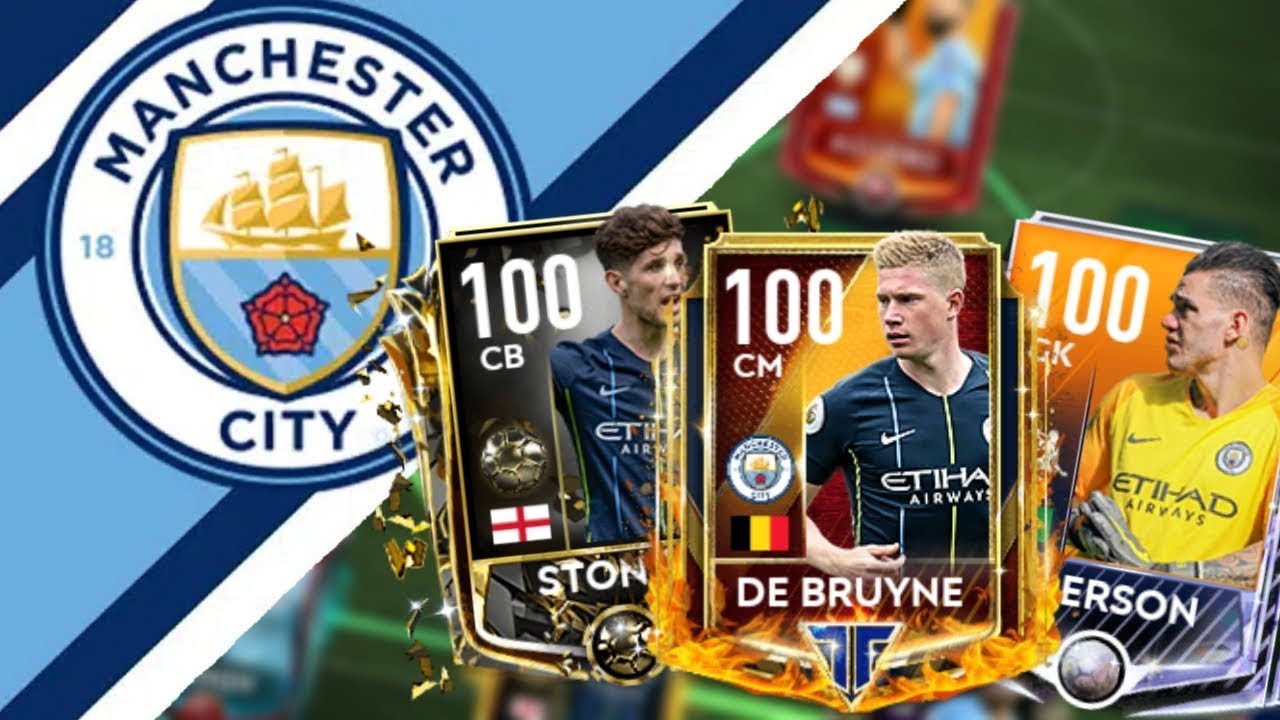 FULL MAN CITY SPECIAL CARDS SQUAD BUILDER ! FIFA MOBILE 19 - YouTube