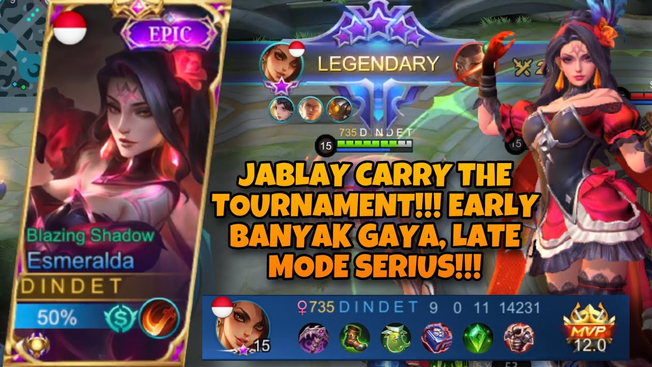 GENDONG PAKE ESME DI TURNAMEN!!! EARLY BANYAK GAYA, LATE MODE SERIUS!!!