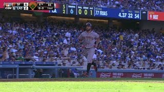 SF@LAD: Belt connects on a two-run homer to right