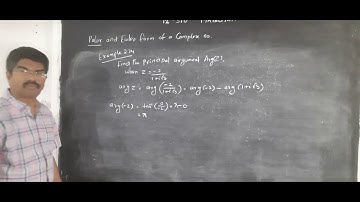 Example 2.24 - Complex Number - Polar From