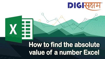 #Excel Tips & Tricks | How to find the absolute value of a number Excel
