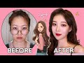 여신강림 주경이 실사판 커버 메이크업 ❣️ 'True Beauty' Real Makeup (데일리메이크업, 성형메이크업)