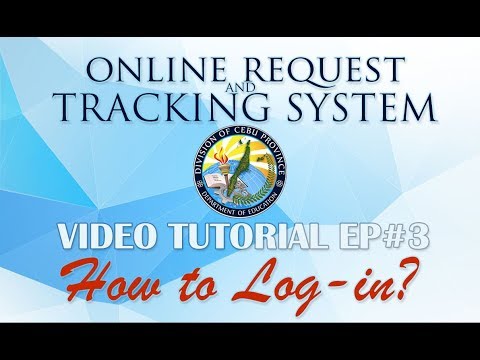 DepEd Cebu Province Online Request and Tracking System - Logging In Process