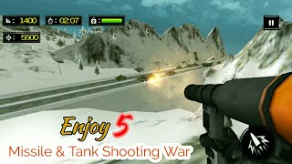 Missile Attack Combat Tank Shooting War [Part:5] Gameplay in Snow [Android/ iOS] screenshot 2