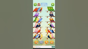 Bird sort puzzle walkthrough #viral #shorts #trending #short #birds