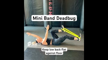 Mini Band Deadbug