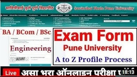 How to fill DSE or First Yr Engg Exam Form SPPU | How to create Exam Account SPPU First Year/ DSE