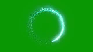 Green Screen Comet Circle Animation Effect Chromakey Overlay Футаж Комета Круг Эффект хромакей
