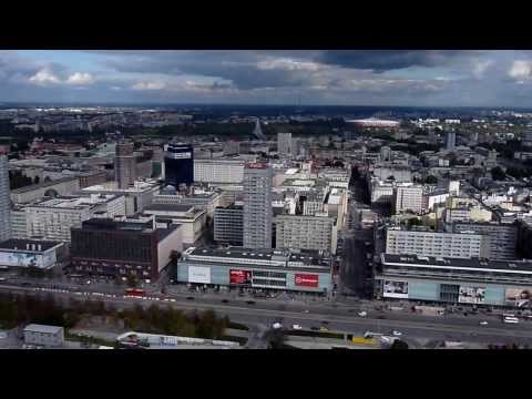 View Kulturpalast Warszawa Richtung Ost