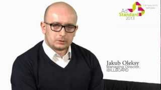 Jakub Oleksy Managing Director iBILLBOARD Poland - zwiastun konferencji AdStandard2013