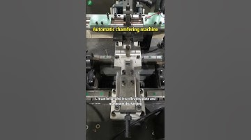 Automatic chamfering machine, Workpiece quickly deburring