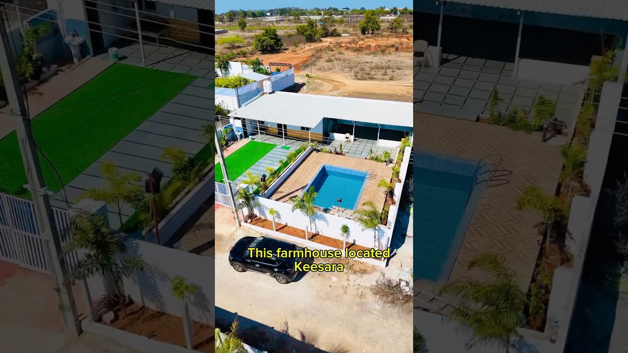 Luxury farmhouse ￼ located in Keesara with private swimming pool ￼