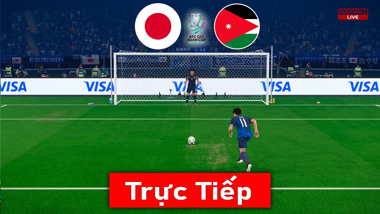🔴TRỰC TIẾP : PENALTY - NHẬT BẢN U23 vs JORDAN U23 - Loạt sút luân lưu CÚP CHÂU Á 2026 | eFootballPE