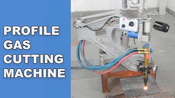 Automatic Gas Profile Cutting Machine - Portable shape cutting machine, automatically flame cuts