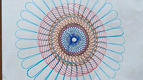 Spirograph Design #oddlysatisfying #relaxing #spirograph #design #satisfying #art