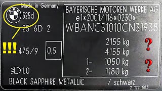 Как расшифровать VIN BMW? Какие опции есть в моей машине?