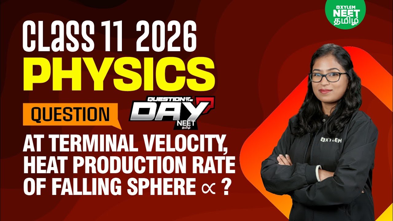 📑 QOD At Terminal Velocity, Heat Production Rate of Falling Sphere ∝ ...