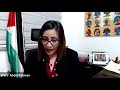 مداخلة وفاء عبد الرحمن مديرة مؤسسة فلسطينيات ورئيسة تحرير شبكة نوى في ورشة الانتخابات الفلسطينية إ 