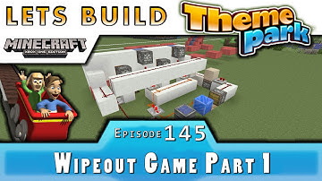 Minecraft :: Lets Build A Theme Park :: Wipeout Game Part 1 :: E145