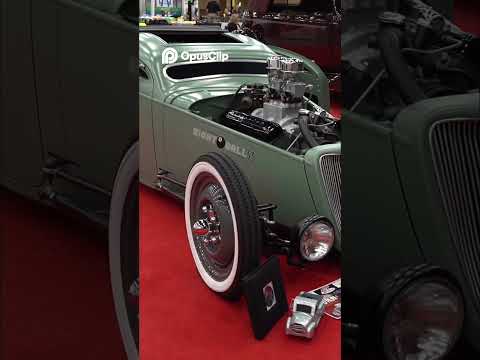 Brought to Life from a Poster! All-Steel "8 Ball 33" Hot Rod
