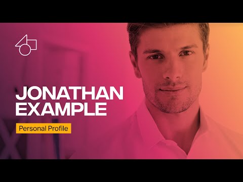 Gradient Blur Personal Profile Slide for Premiere Pro