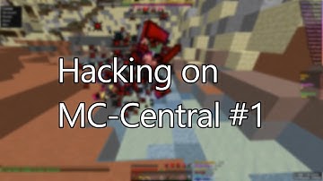 Hacking on MC Central #1
