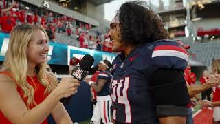 Quincy Craig Post Game Interview after Kansas