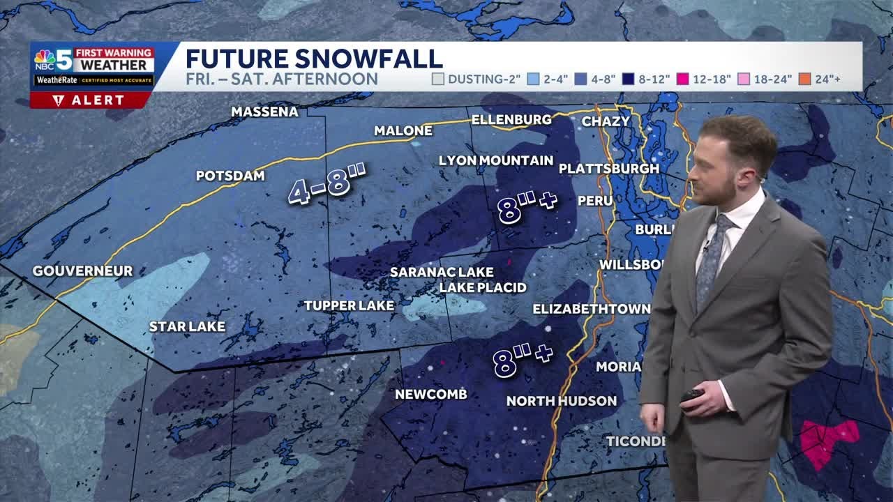 Widespread heavy snow expected to bring tough evening commute on Friday ...