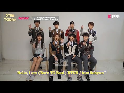 151022 KPOP NEWS - BTOB & Kim So Hyun Photo Shoot