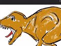 Trying to color a trex like austin batchelor