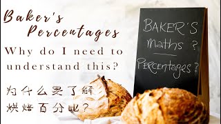 Baker’s Percentages for Sourdough Bread | Baker’s Math | What is it | 烘焙百分比是什么 | 面包师的数学公式