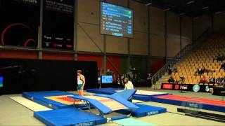 Axelsen Damien Aus - 2015 Trampoline Worlds - Qualification Double Mini Routine 2