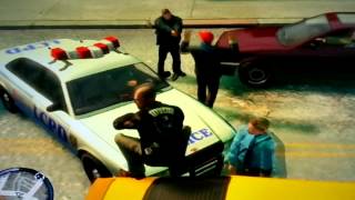 GTA4、おまわりさんに逮捕されるタクシー運転手 screenshot 3