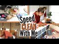 POWER HOUR CLEAN WITH ME | ONE HOUR SPEED CLEAN | SAHM CLEANING MOTIVATION