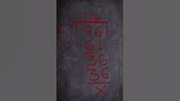 Divide and check your answer 96 ÷ 6